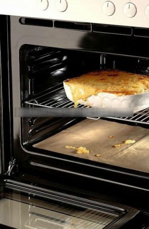 PTFE revestimiento de fibra de vidrio bbq, revestimiento de la bandeja