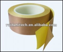 Aislamiento de fibra de vidrio de PTFE tela adhesiva cinta de teflón